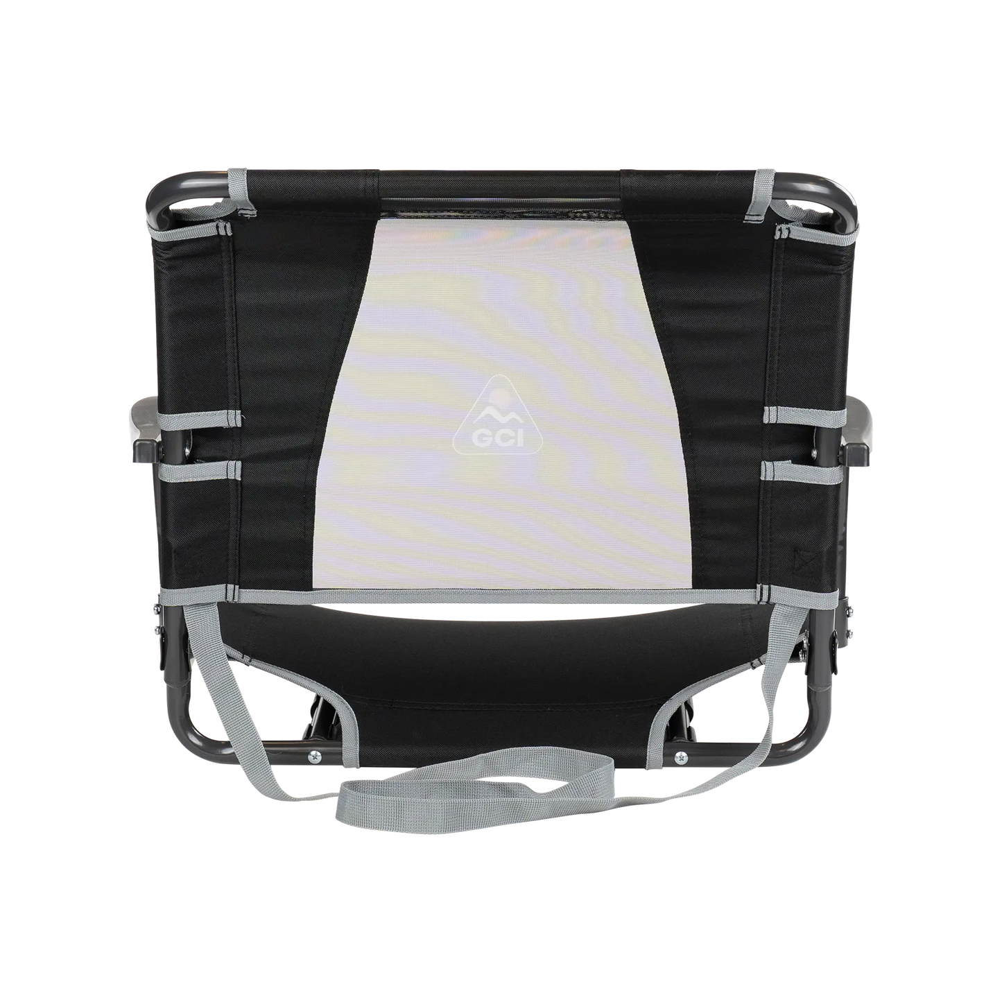 Ergonomic Back-Support Big Comfort Stadium Chair with Armrests - Choice 465 - Lightweight Folding Bleacher Chair with Cushioning Detail