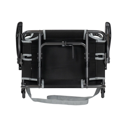 Ergonomic Back-Support Big Comfort Stadium Chair with Armrests - Choice 465 - Lightweight Folding Bleacher Chair with Cushioning Detail