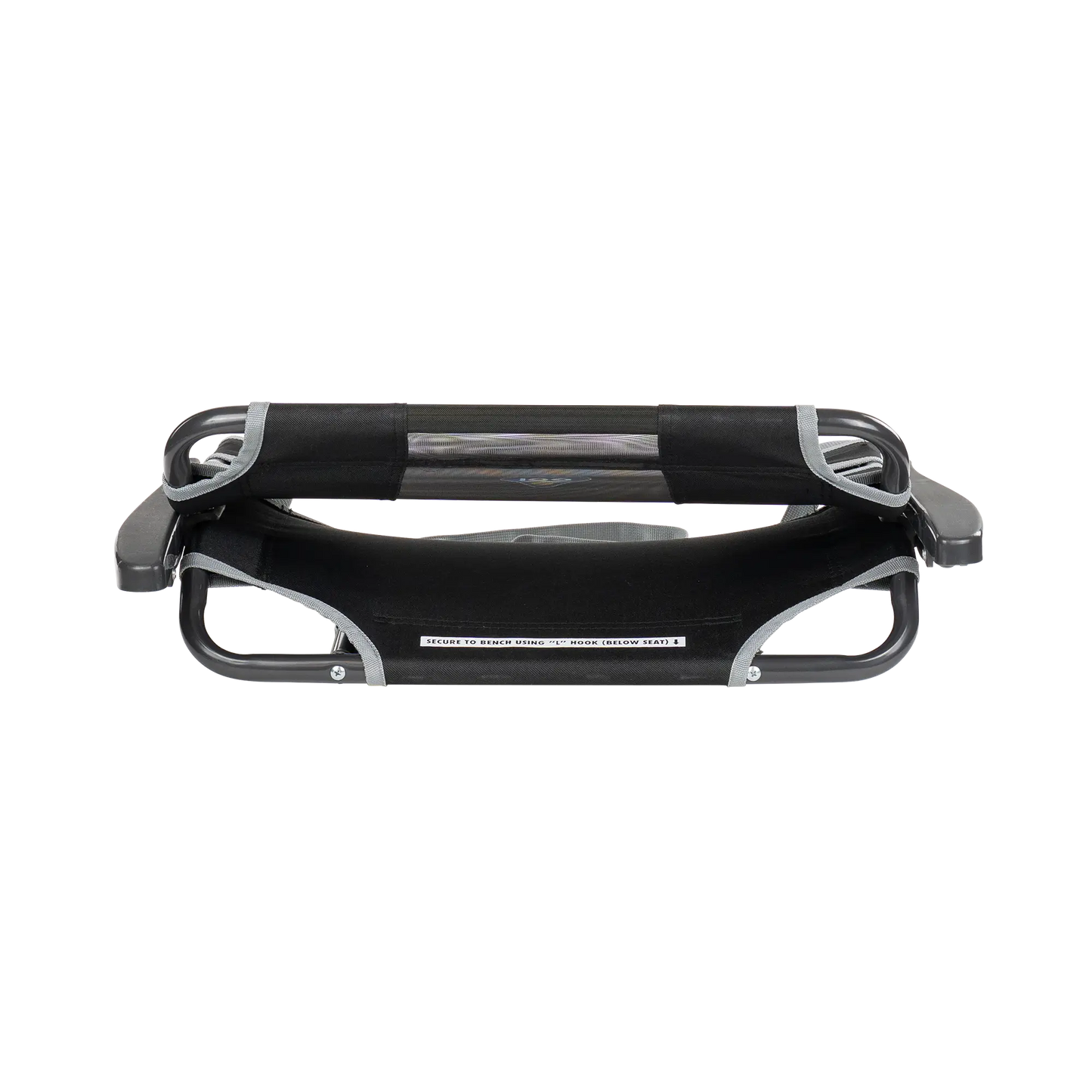 Ergonomic Back-Support Big Comfort Stadium Chair with Armrests - Choice 465 - Lightweight Folding Bleacher Chair with Cushioning Detail