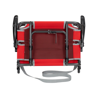 Ergonomic Back-Support Big Comfort Stadium Chair with Armrests - Choice 465 - Lightweight Folding Bleacher Chair with Cushioning Detail