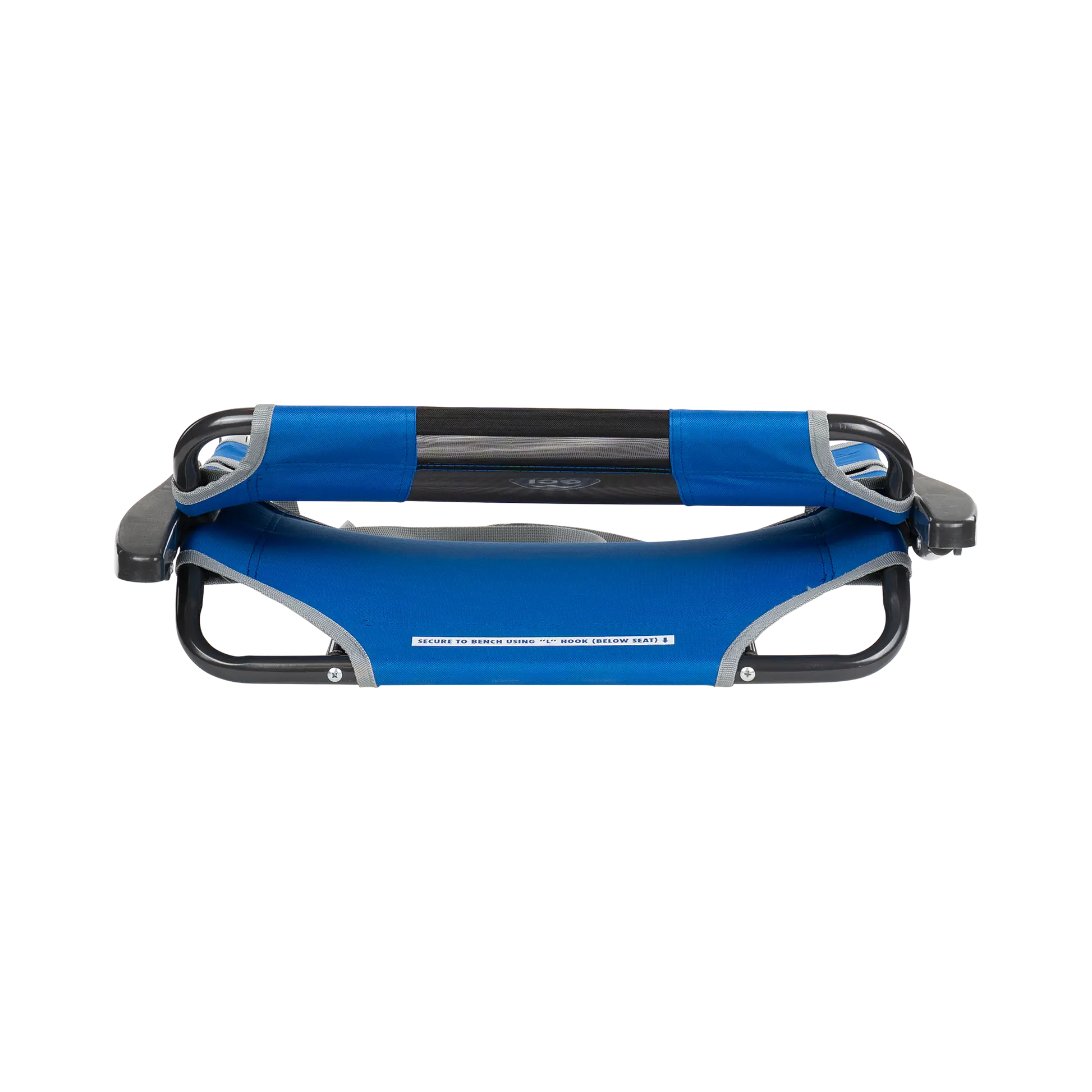 Ergonomic Back-Support Big Comfort Stadium Chair with Armrests - Choice 465 - Lightweight Folding Bleacher Chair with Cushioning Detail