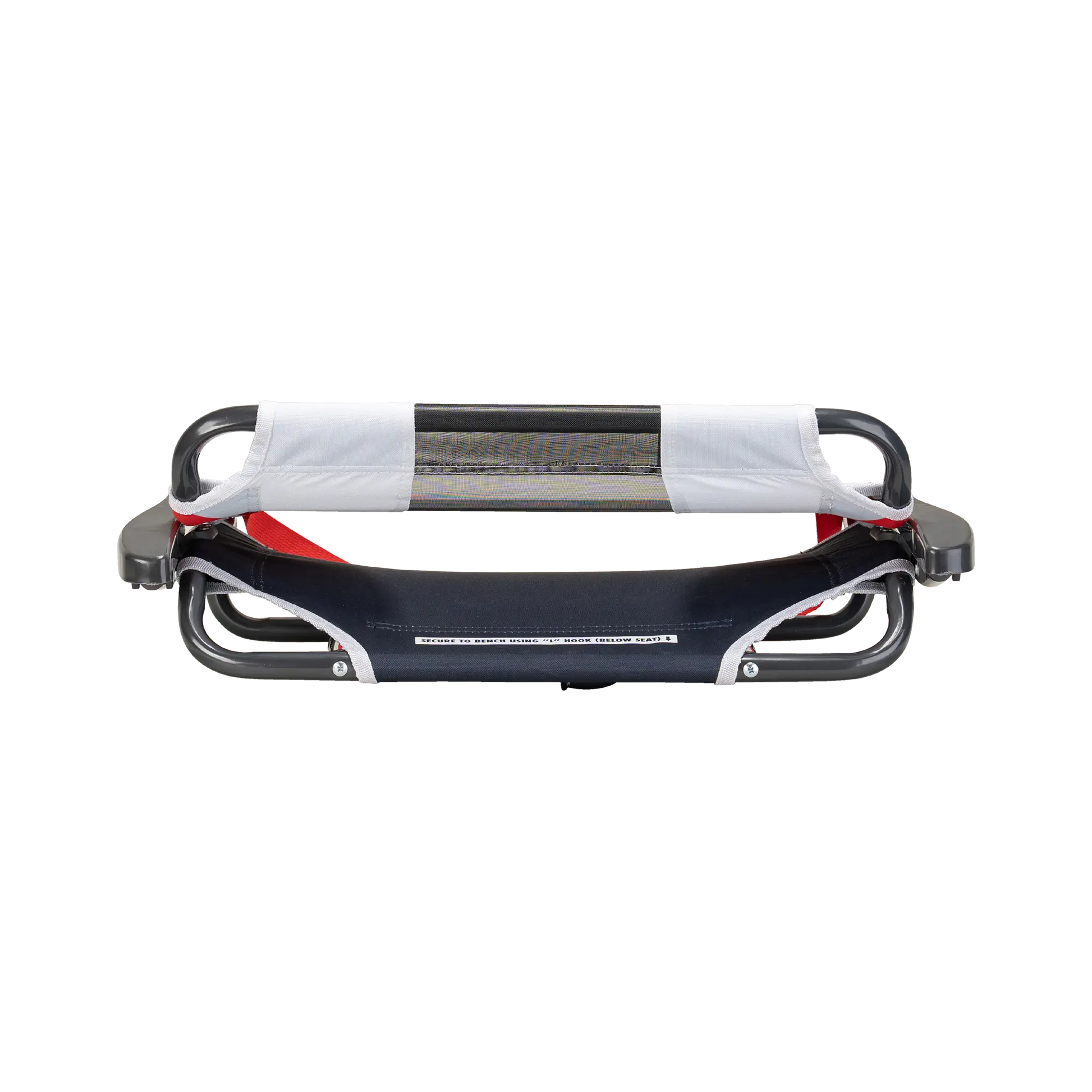 Ergonomic Back-Support Big Comfort Stadium Chair with Armrests - Choice 465 - Lightweight Folding Bleacher Chair with Cushioning Detail