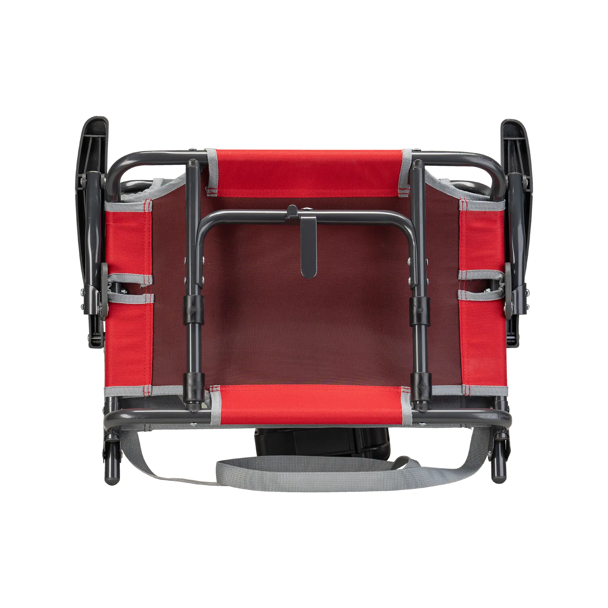 Ergonomic Back-Support Big Comfort Stadium Chair with Armrests - Choice 465 - Lightweight Folding Bleacher Chair with Cushioning Detail