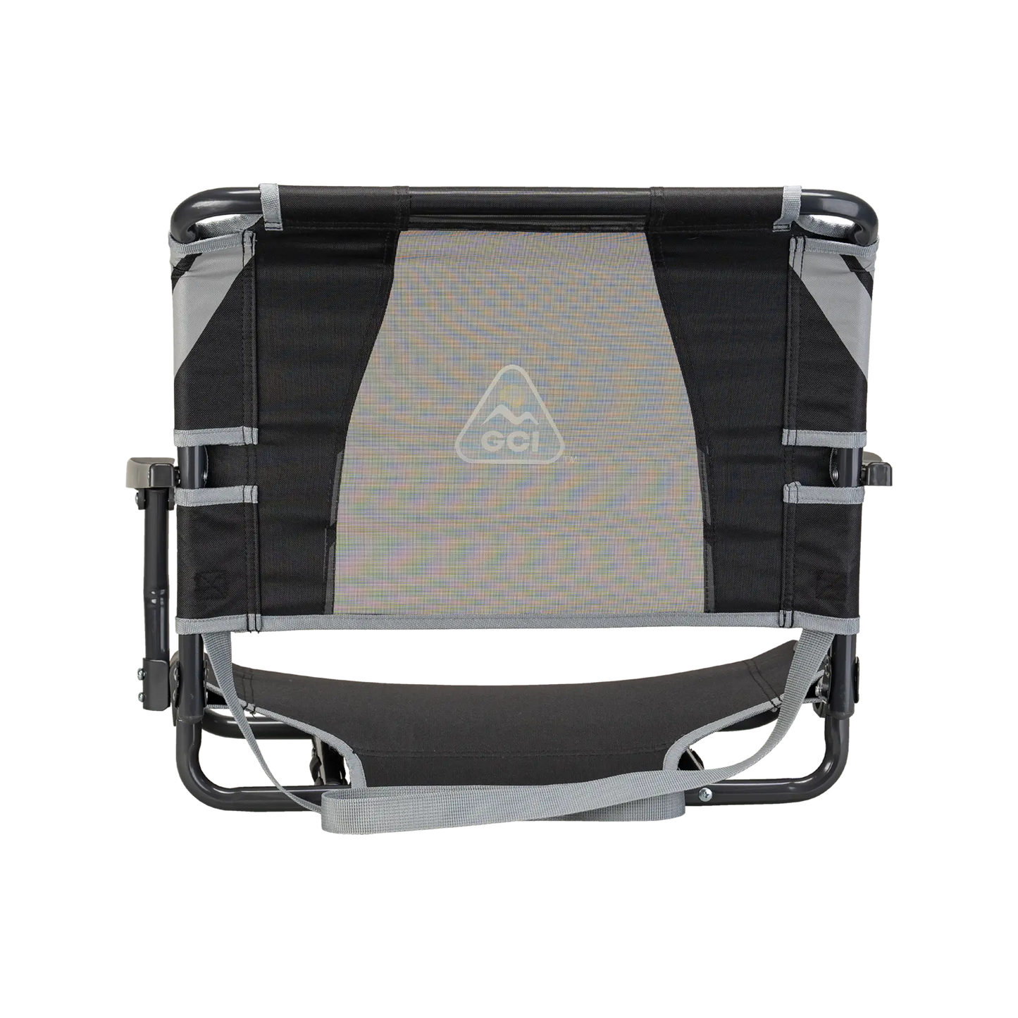 Ergonomic Back-Support Big Comfort Stadium Chair with Armrests - Choice 465 - Lightweight Folding Bleacher Chair with Cushioning Detail