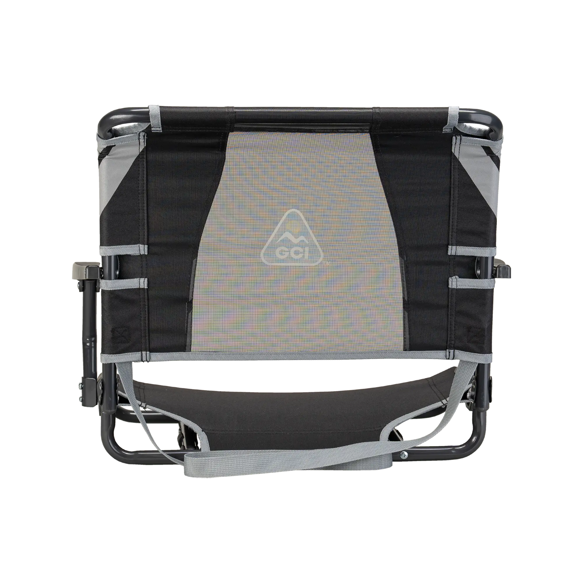 Ergonomic Back-Support Big Comfort Stadium Chair with Armrests - Choice 465 - Lightweight Folding Bleacher Chair with Cushioning Detail