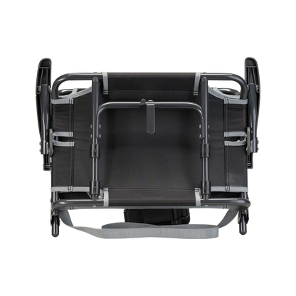 Ergonomic Back-Support Big Comfort Stadium Chair with Armrests - Choice 465 - Lightweight Folding Bleacher Chair with Cushioning Detail