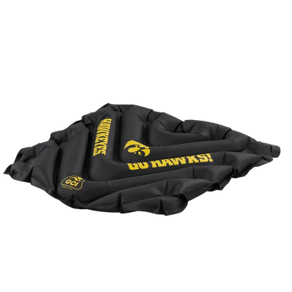 Ergonomic Back-Support College V Seat Inflatable Stadium Cushion - Iowa Hawkeyes - Choice 157 - Ergonomic Portable Stadium Seat for Sports Events Detail