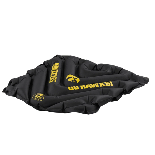 Ergonomic Back-Support College V Seat Inflatable Stadium Cushion - Iowa Hawkeyes - Choice 157 - Ergonomic Portable Stadium Seat for Sports Events Detail