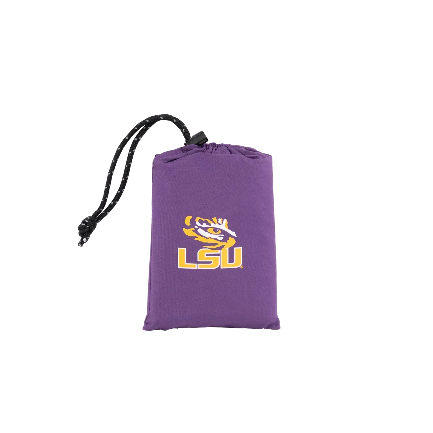 Compact Cushion College V Seat Inflatable Stadium Cushion - LSU Tigers - Choice 762 - Lightweight Folding Bleacher Chair with Cushioning Detail