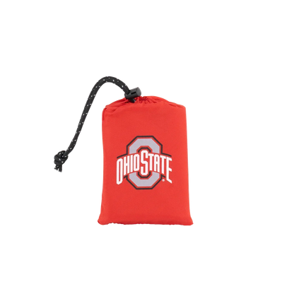 Secure-Hook College V Seat Inflatable Stadium Cushion - Ohio State Buckeyes - Choice 778 - Ergonomic Portable Stadium Seat for Sports Events Detail