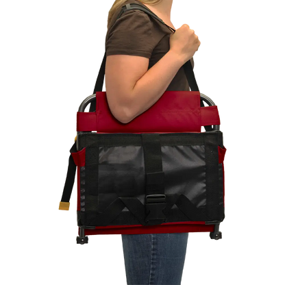 Ultra-Lightweight BleacherBack - Choice 696 - Bleacher-Friendly Stadium Chair with Back Support Detail