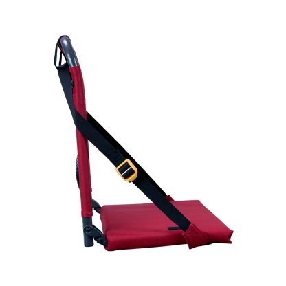 Ultra-Lightweight BleacherBack - Choice 696 - Bleacher-Friendly Stadium Chair with Back Support Detail