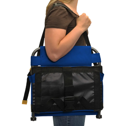 Ultra-Lightweight BleacherBack - Choice 696 - Bleacher-Friendly Stadium Chair with Back Support Detail