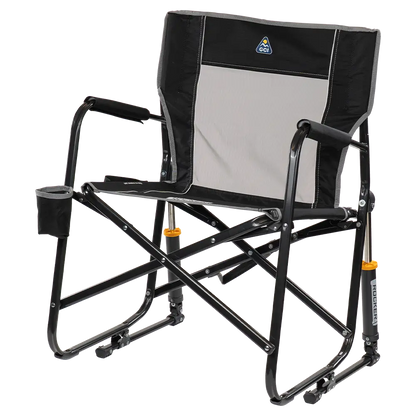 Patented Spring-Action Freestyle Rocker - Choice 711 - Heavy-Duty Kickback Rocker with Beverage Holder Detail