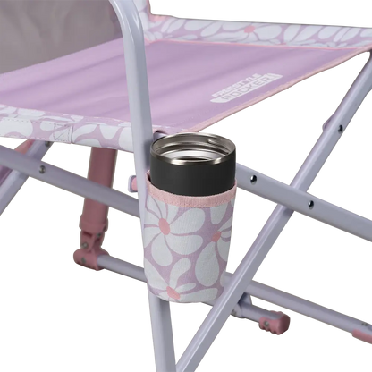 Patented Spring-Action Freestyle Rocker - Choice 711 - Heavy-Duty Kickback Rocker with Beverage Holder Detail