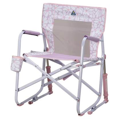 Patented Spring-Action Freestyle Rocker - Choice 711 - Heavy-Duty Kickback Rocker with Beverage Holder Detail