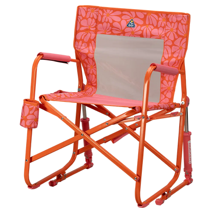 Patented Spring-Action Freestyle Rocker - Choice 711 - Heavy-Duty Kickback Rocker with Beverage Holder Detail