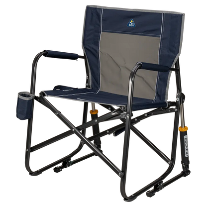 Patented Spring-Action Freestyle Rocker - Choice 711 - Heavy-Duty Kickback Rocker with Beverage Holder Detail
