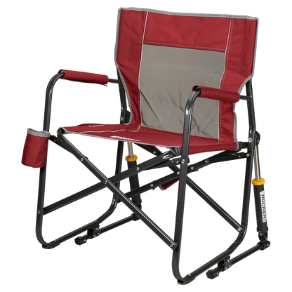 Patented Spring-Action Freestyle Rocker - Choice 711 - Heavy-Duty Kickback Rocker with Beverage Holder Detail