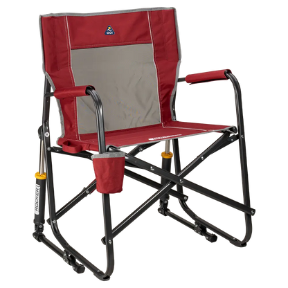 Patented Spring-Action Freestyle Rocker - Choice 711 - Heavy-Duty Kickback Rocker with Beverage Holder - Cinnamon