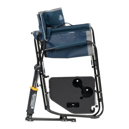 Patented Spring-Action Freestyle Rocker with Side Table - Choice 853 - Freestyle Rocker Portable Outdoor Folding Chair Detail