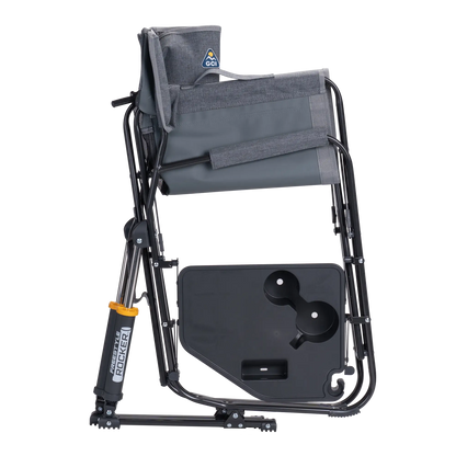 Patented Spring-Action Freestyle Rocker with Side Table - Choice 853 - Freestyle Rocker Portable Outdoor Folding Chair Detail