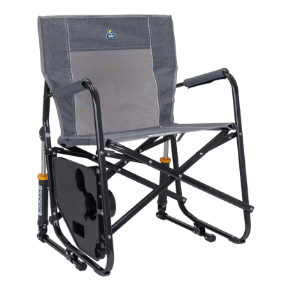 Patented Spring-Action Freestyle Rocker with Side Table - Choice 853 - Freestyle Rocker Portable Outdoor Folding Chair Detail