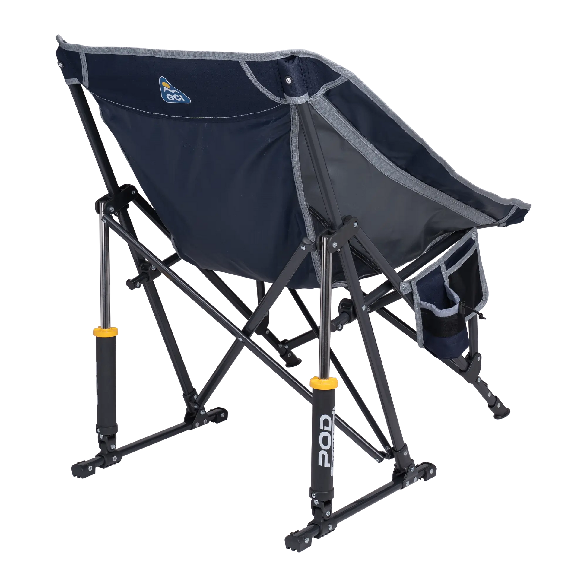 Heavy-Duty Freestyle Pod Rocker - Choice 933 - Heavy-Duty Kickback Rocker with Beverage Holder Detail