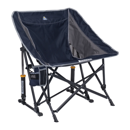 Heavy-Duty Freestyle Pod Rocker - Choice 933 - Heavy-Duty Kickback Rocker with Beverage Holder - Indigo