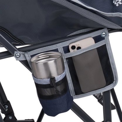 Heavy-Duty Freestyle Pod Rocker - Choice 933 - Heavy-Duty Kickback Rocker with Beverage Holder Detail