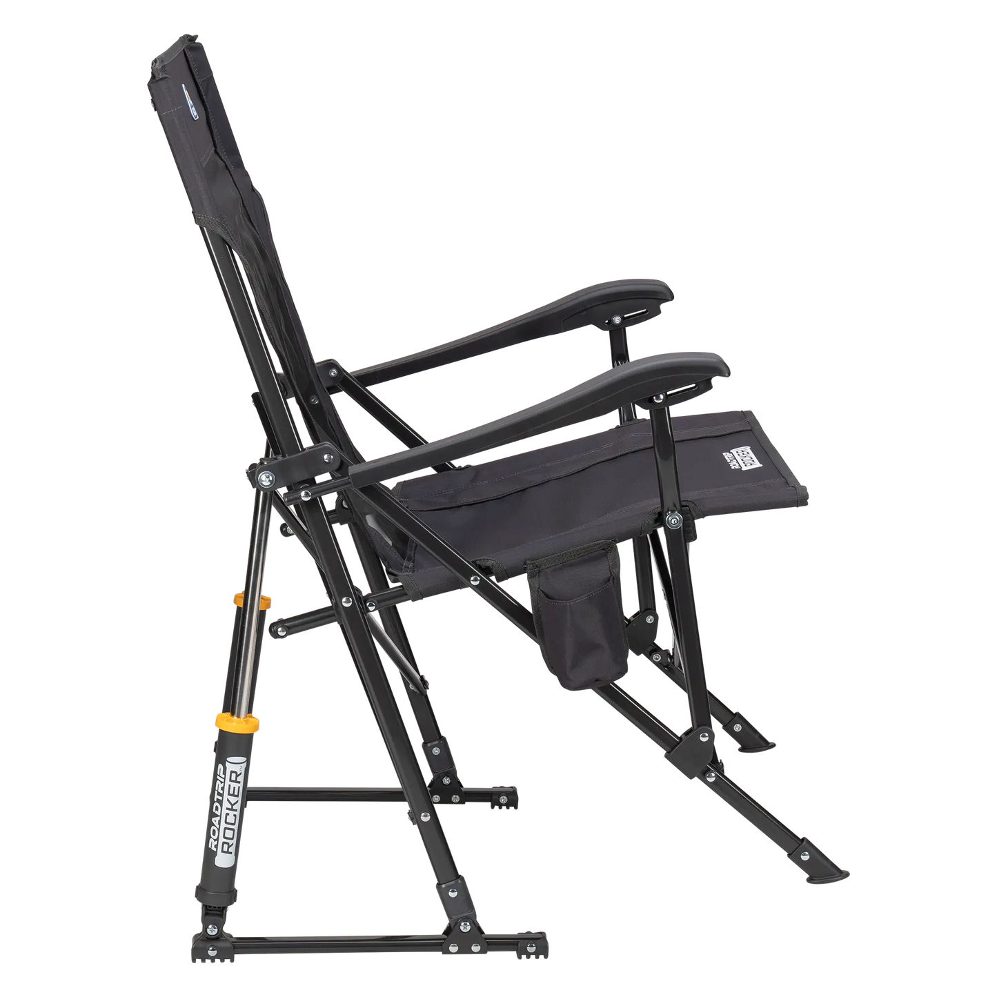 Heavy-Duty Freestyle RoadTrip Rocker - Choice 855 - Heavy-Duty Kickback Rocker with Beverage Holder Detail