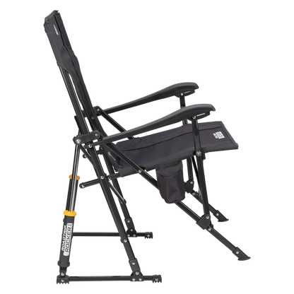 Heavy-Duty Freestyle RoadTrip Rocker - Choice 855 - Heavy-Duty Kickback Rocker with Beverage Holder Detail