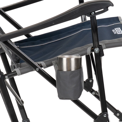 Heavy-Duty Freestyle RoadTrip Rocker - Choice 855 - Heavy-Duty Kickback Rocker with Beverage Holder Detail