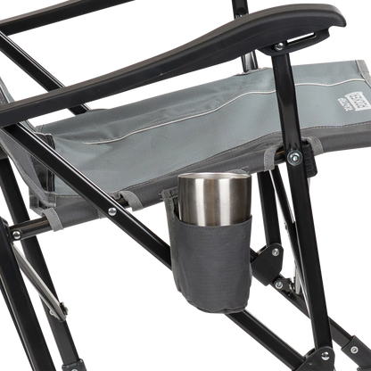 Heavy-Duty Freestyle RoadTrip Rocker - Choice 855 - Heavy-Duty Kickback Rocker with Beverage Holder Detail