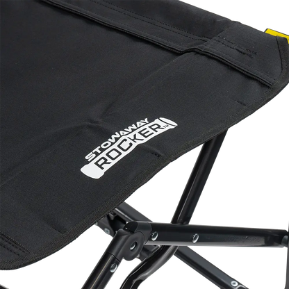 Premium All-Weather Stowaway Rocker - Choice 794 - Heavy-Duty Kickback Rocker with Beverage Holder Detail