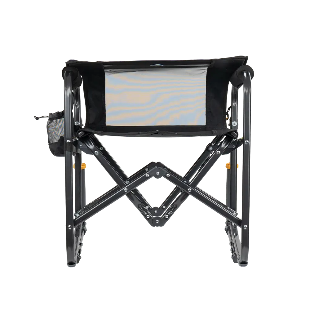 Premium All-Weather Stowaway Rocker - Choice 794 - Heavy-Duty Kickback Rocker with Beverage Holder Detail