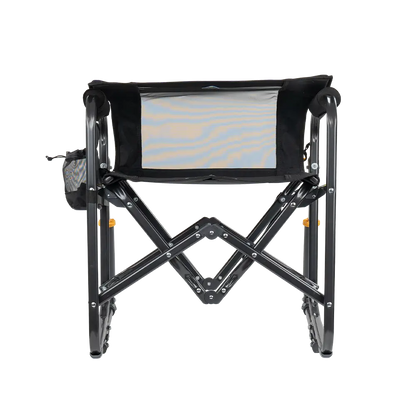 Premium All-Weather Stowaway Rocker - Choice 794 - Heavy-Duty Kickback Rocker with Beverage Holder Detail
