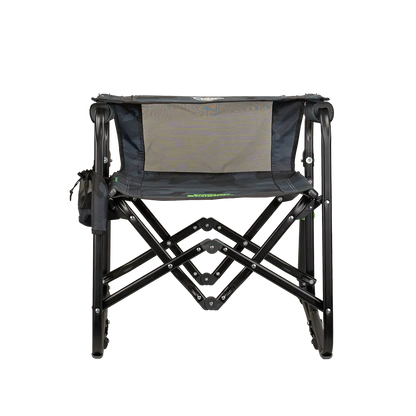 Premium All-Weather Stowaway Rocker - Choice 794 - Heavy-Duty Kickback Rocker with Beverage Holder Detail