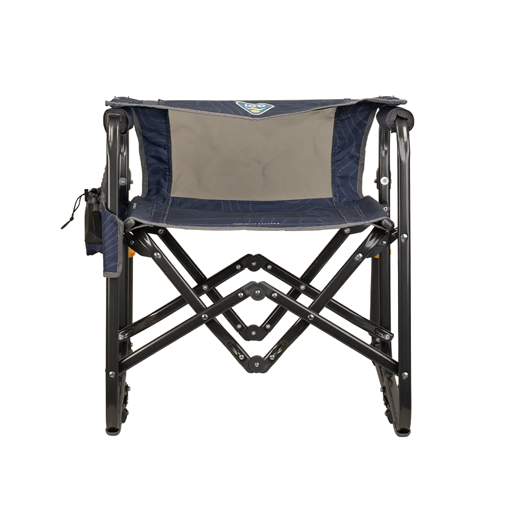Premium All-Weather Stowaway Rocker - Choice 794 - Heavy-Duty Kickback Rocker with Beverage Holder Detail
