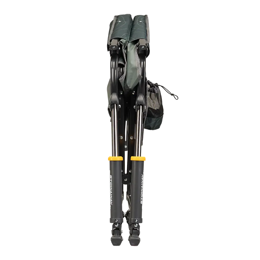 Premium All-Weather Stowaway Rocker - Choice 794 - Heavy-Duty Kickback Rocker with Beverage Holder Detail