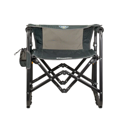 Premium All-Weather Stowaway Rocker - Choice 794 - Heavy-Duty Kickback Rocker with Beverage Holder Detail