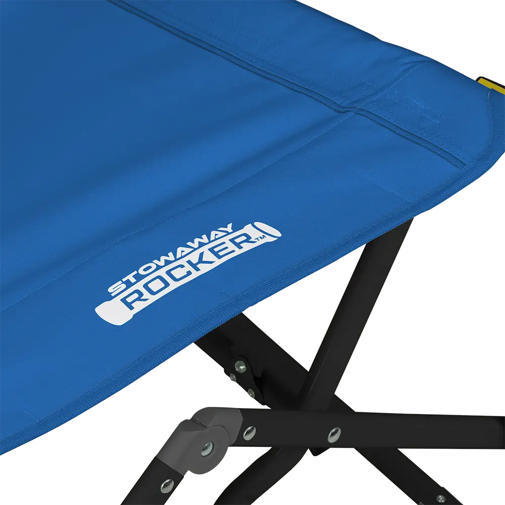 Premium All-Weather Stowaway Rocker - Choice 794 - Heavy-Duty Kickback Rocker with Beverage Holder Detail