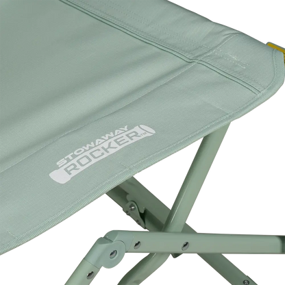 Premium All-Weather Stowaway Rocker - Choice 794 - Heavy-Duty Kickback Rocker with Beverage Holder Detail