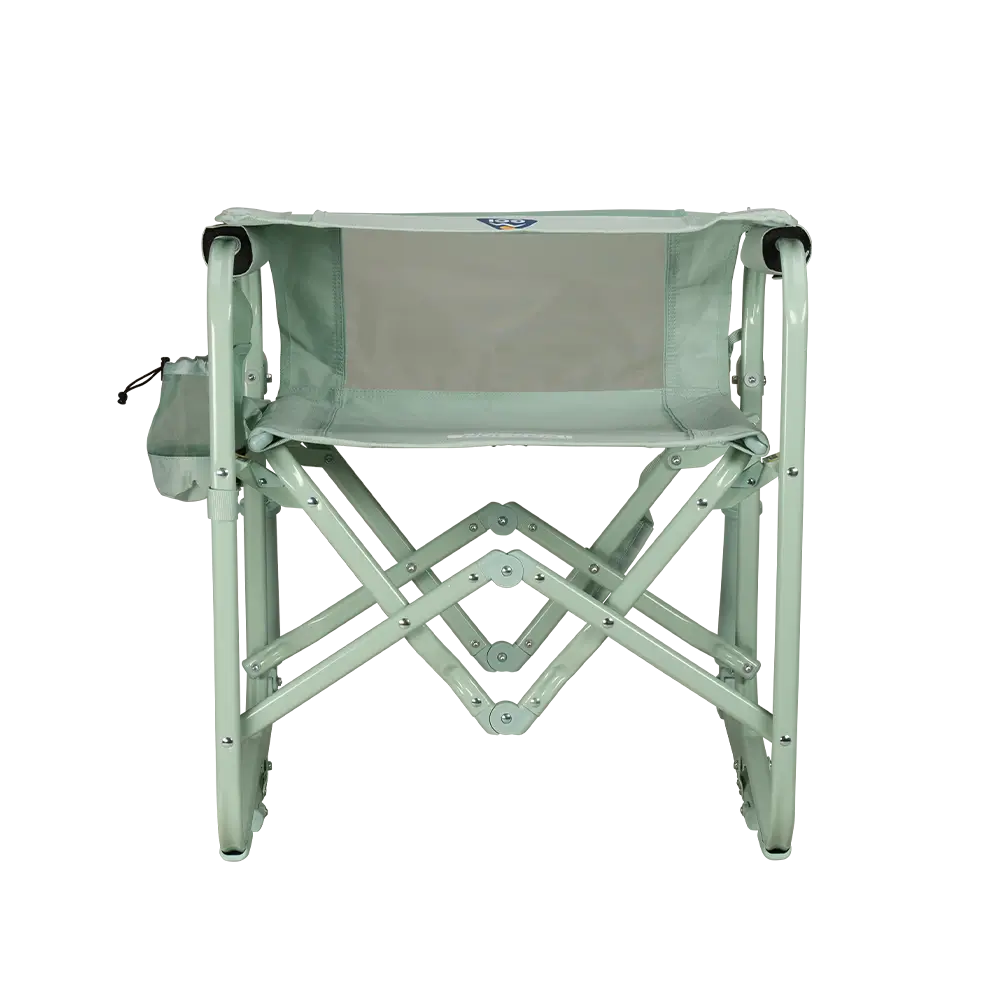 Premium All-Weather Stowaway Rocker - Choice 794 - Heavy-Duty Kickback Rocker with Beverage Holder Detail