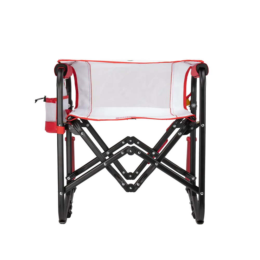 Premium All-Weather Stowaway Rocker - Choice 794 - Heavy-Duty Kickback Rocker with Beverage Holder Detail