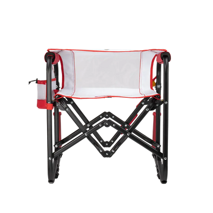 Premium All-Weather Stowaway Rocker - Choice 794 - Heavy-Duty Kickback Rocker with Beverage Holder Detail