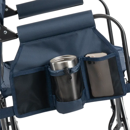 Premium All-Weather Stowaway Rocker - Choice 794 - Heavy-Duty Kickback Rocker with Beverage Holder Detail