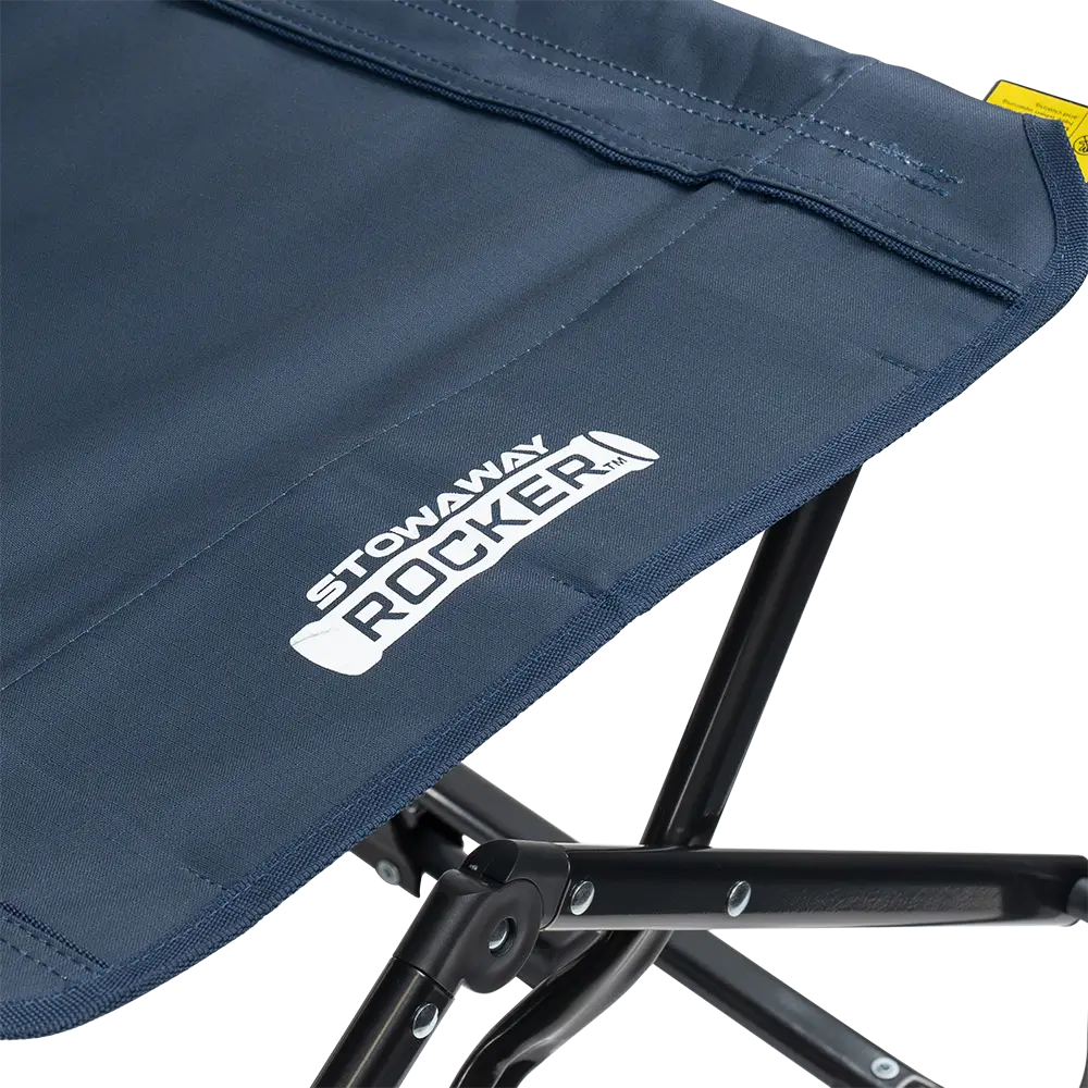 Premium All-Weather Stowaway Rocker - Choice 794 - Heavy-Duty Kickback Rocker with Beverage Holder Detail