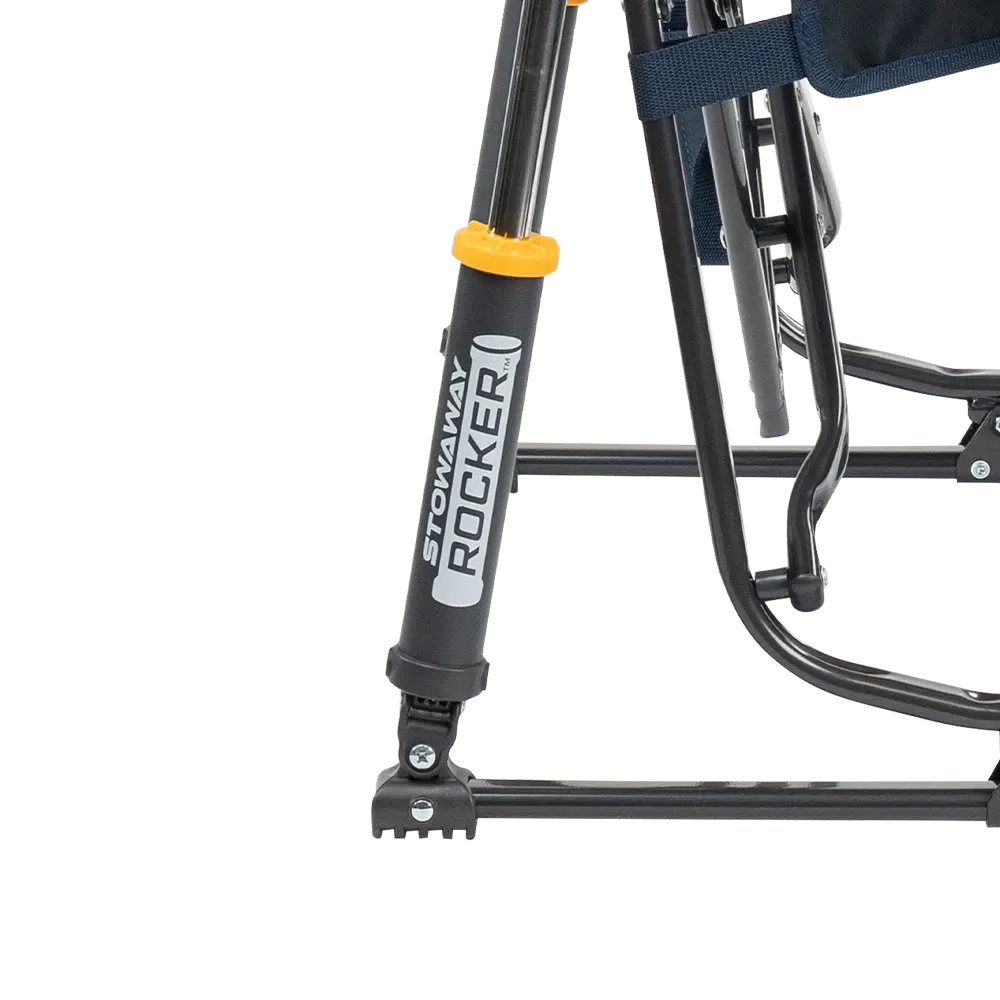 Premium All-Weather Stowaway Rocker - Choice 794 - Heavy-Duty Kickback Rocker with Beverage Holder Detail