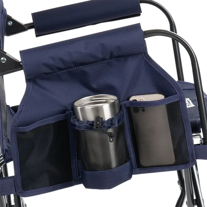 Premium All-Weather Stowaway Rocker - Choice 794 - Heavy-Duty Kickback Rocker with Beverage Holder Detail